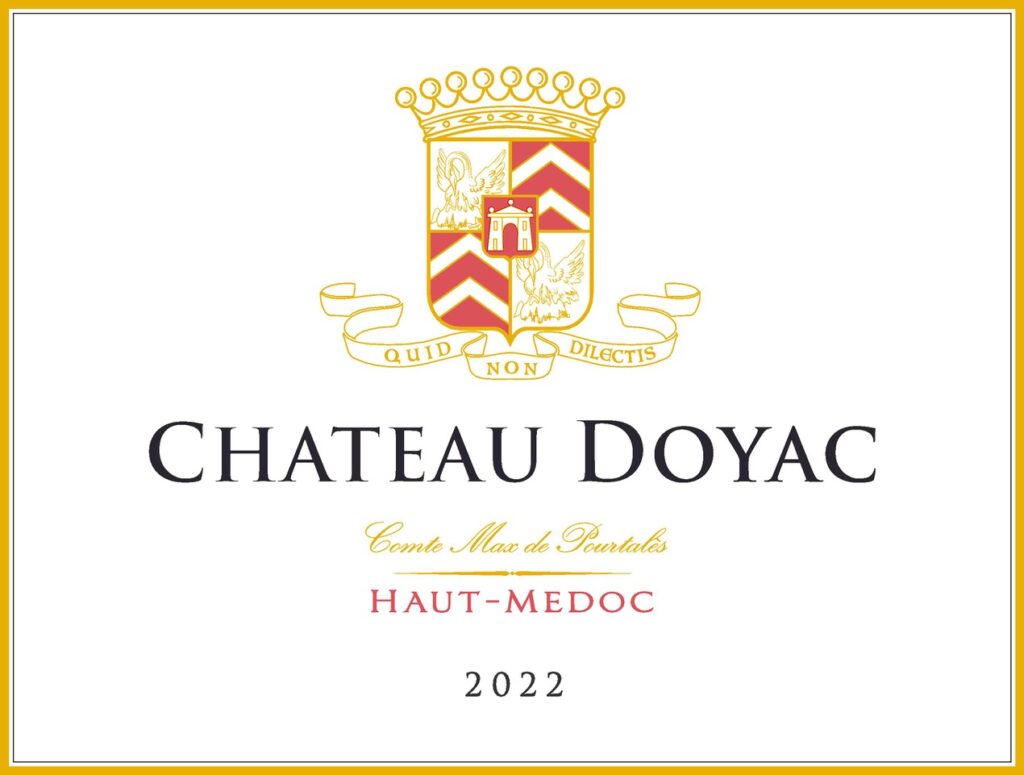 chateau doya étiquette