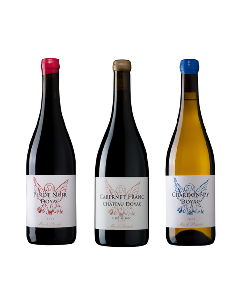 château doyac mono-cépages biodynamie cabernet franc chardonnay pinot noir